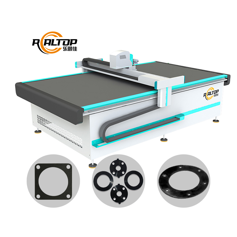 Realtop 2516 Gasket Rubber Cnc Knife Vibrating Cutting Machine