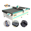 Realtop Leather Rubber Mat Car Mats Carpets Flatbed Cutting Machine with Oscillation Knife